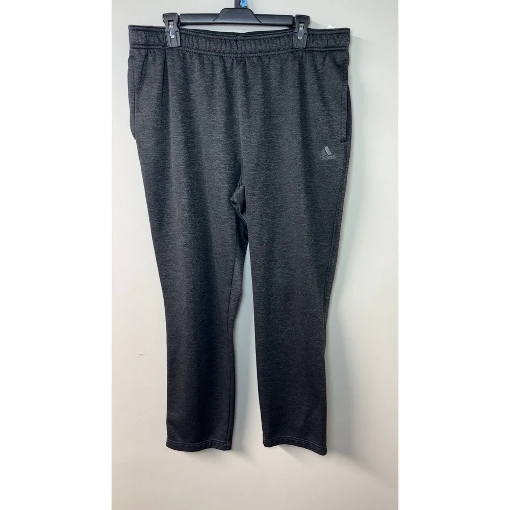Adidas | Climawarm Charcoal Gray Fleece Lined Joggers | Size XL